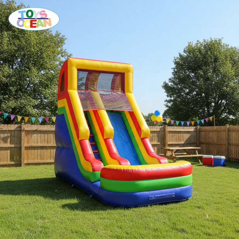 Water Slide Inflatable - 工場カスタム子供向けパーティーゲーム人気販売中！裏庭パーティーに最適なインフレータブルウォータースライド