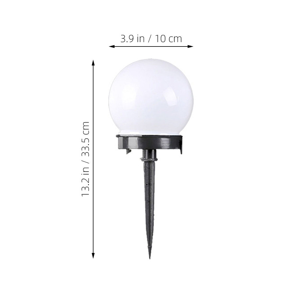 6個入り、太陽光発電式ガーデンライト、丸い球形、芝生灯、屋外 - Pool Light Solar Rechargeable のレビューと価格