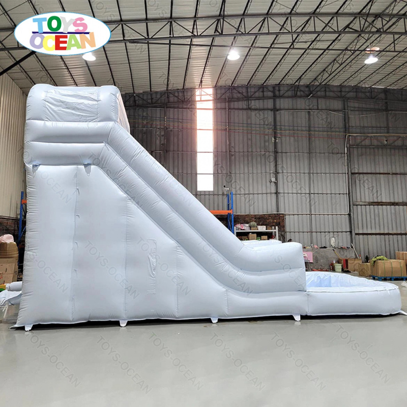 カスタマイズ可能な単色0.55mm厚PVC製インフレータブル - Water Slide Inflatable のレビューと価格