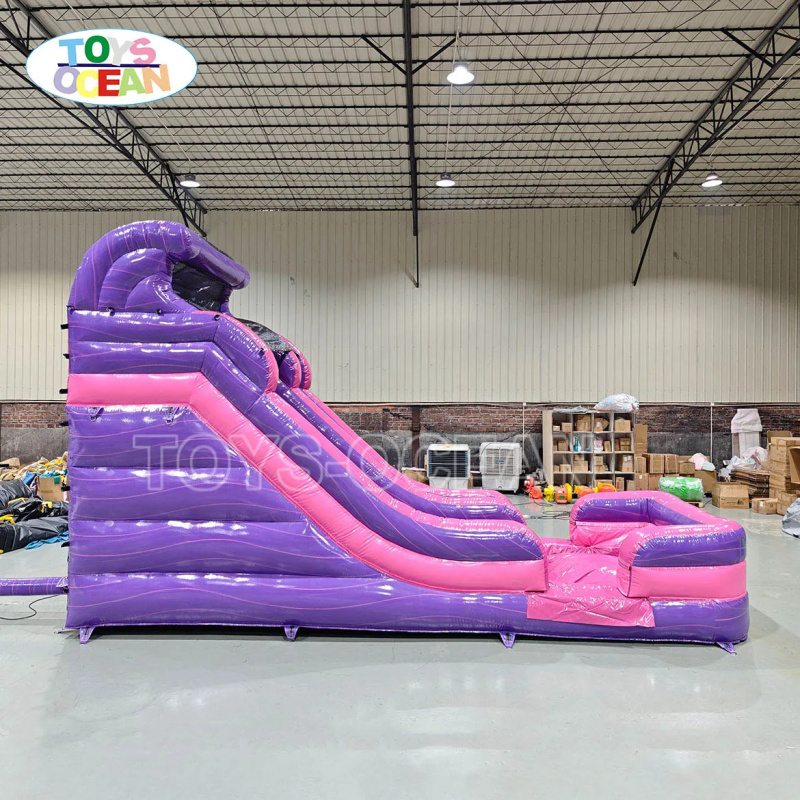 大人気の紫とピンクのインフレータブルウォータースライド（プー - Water Slide Inflatable のレビューと価格