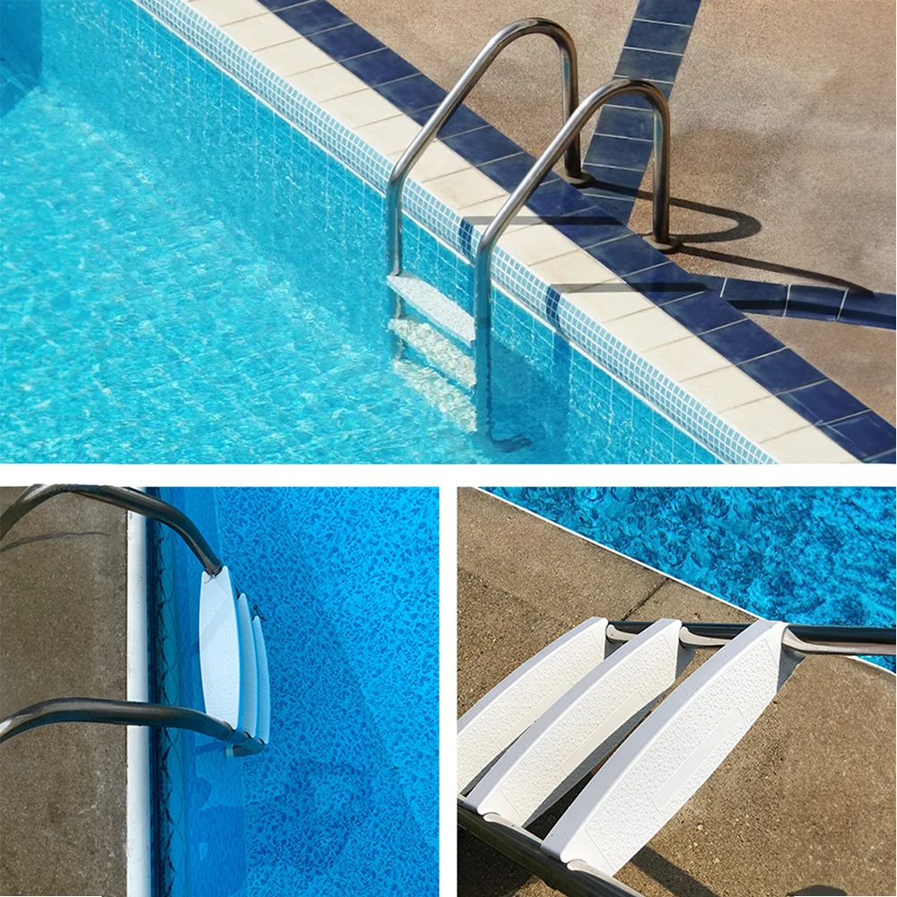 3 個のスイミングプール用はしごステップ滑り止め水玉模様ペダ - Pool Ladder Above Ground のレビューと価格