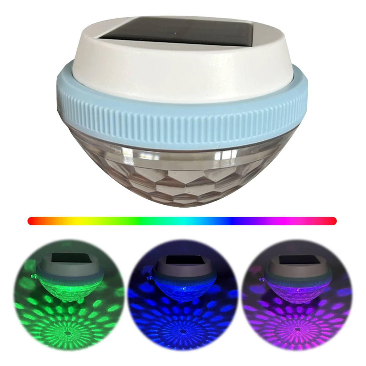 太陽浮動プールライトの水泳ライトはパネルの屋外充電可能なラン - Pool Light Solar Rechargeable のレビューと価格