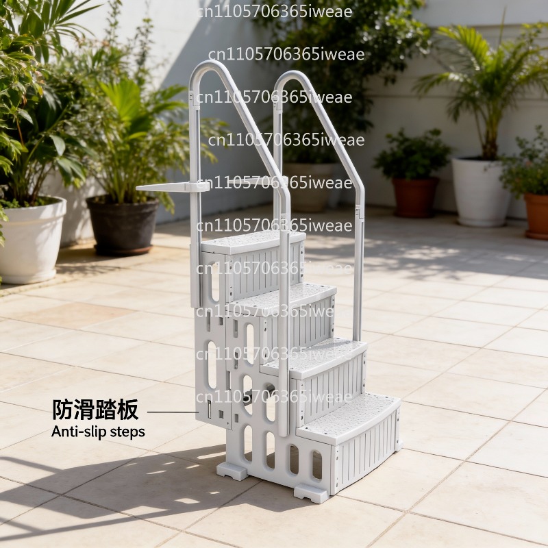 プールラダー クラシックスタイル 4段 滑り止めプラスチック - Pool Ladder Above Ground のレビューと価格