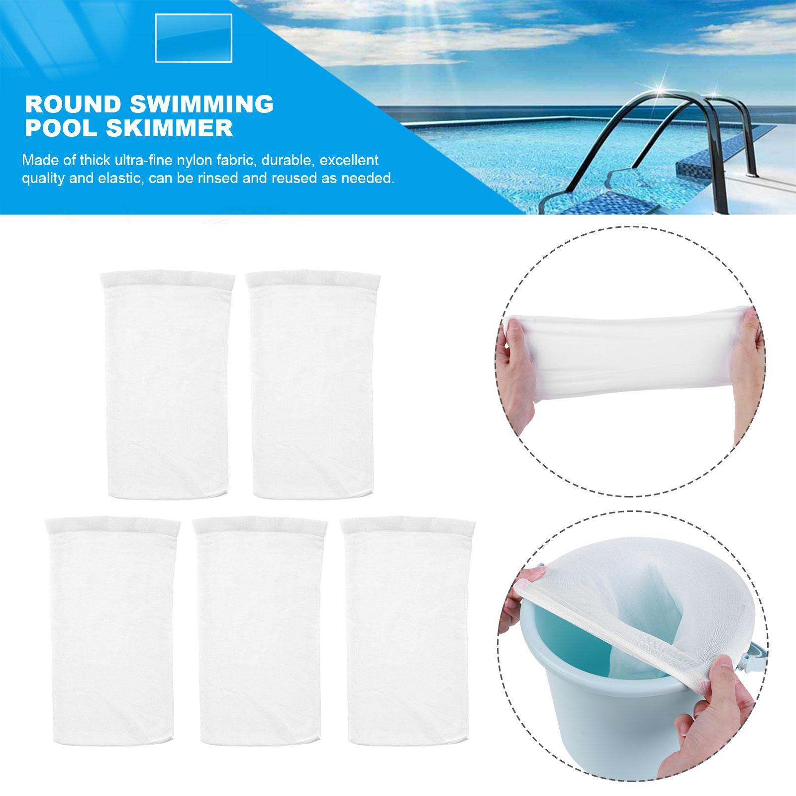 100-5 個プールスキマーソックス弾性ナイロンメッシュスイ - Pool Skimmer Net のレビューと価格