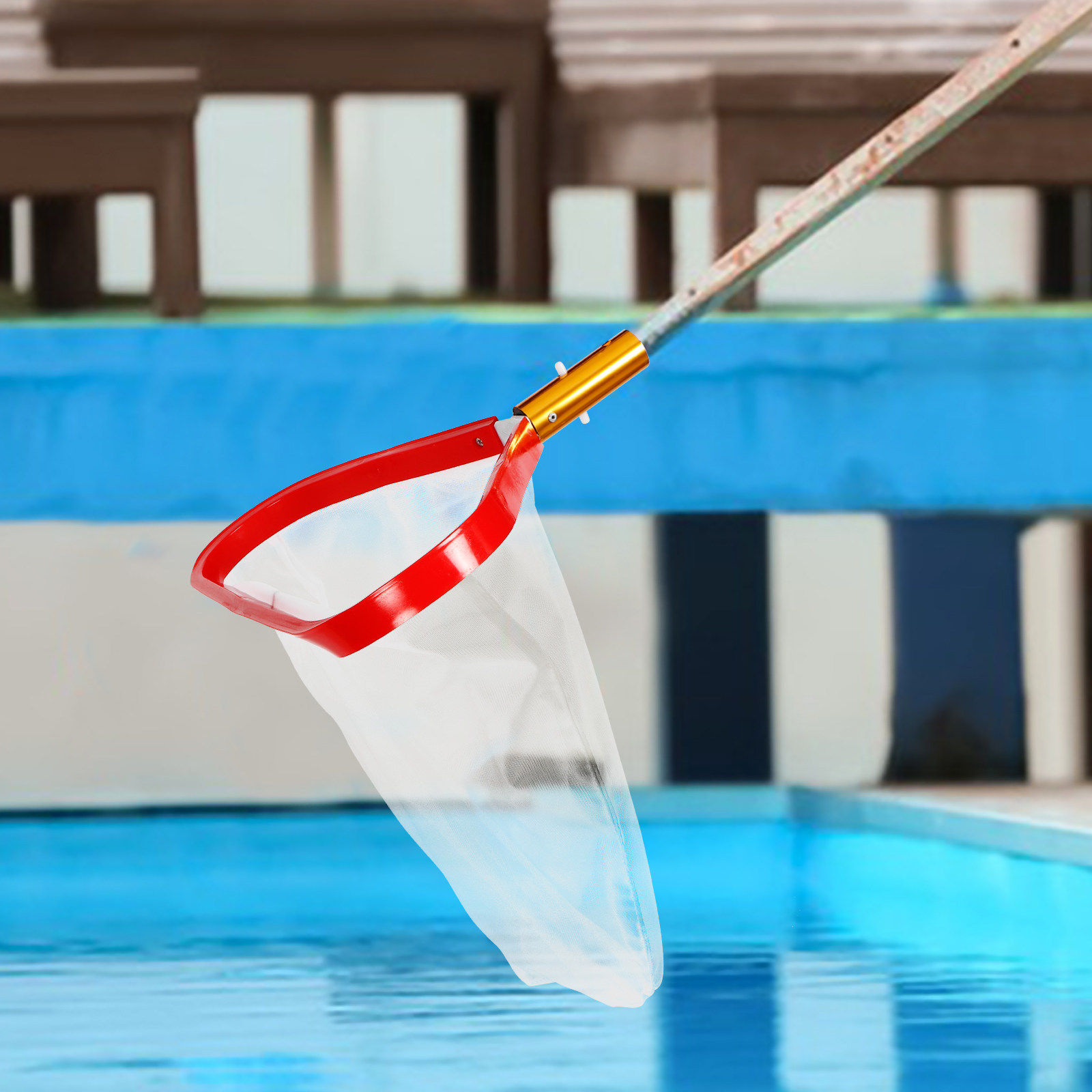 プール用リーフスキマーネット、落ち葉やゴミを清掃するメッシュ - Pool Skimmer Net のレビューと価格