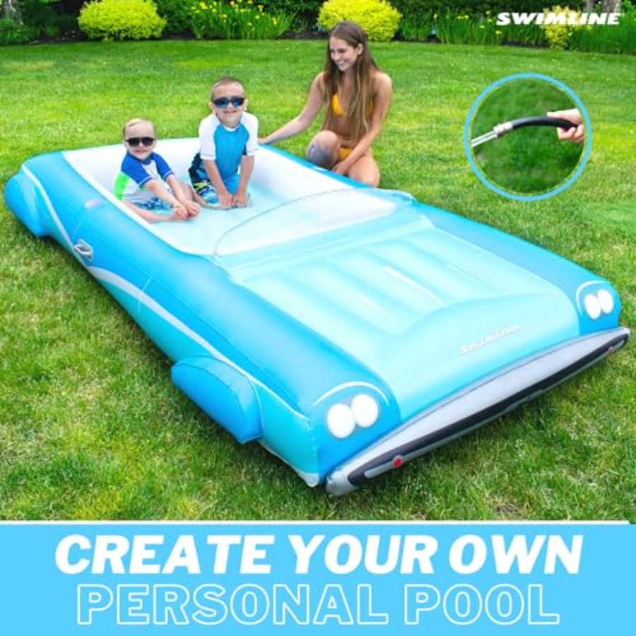 インフレータブルスイミングプールフロートラウンジャーマットレ - Pool Lounger Inflatable のレビューと価格