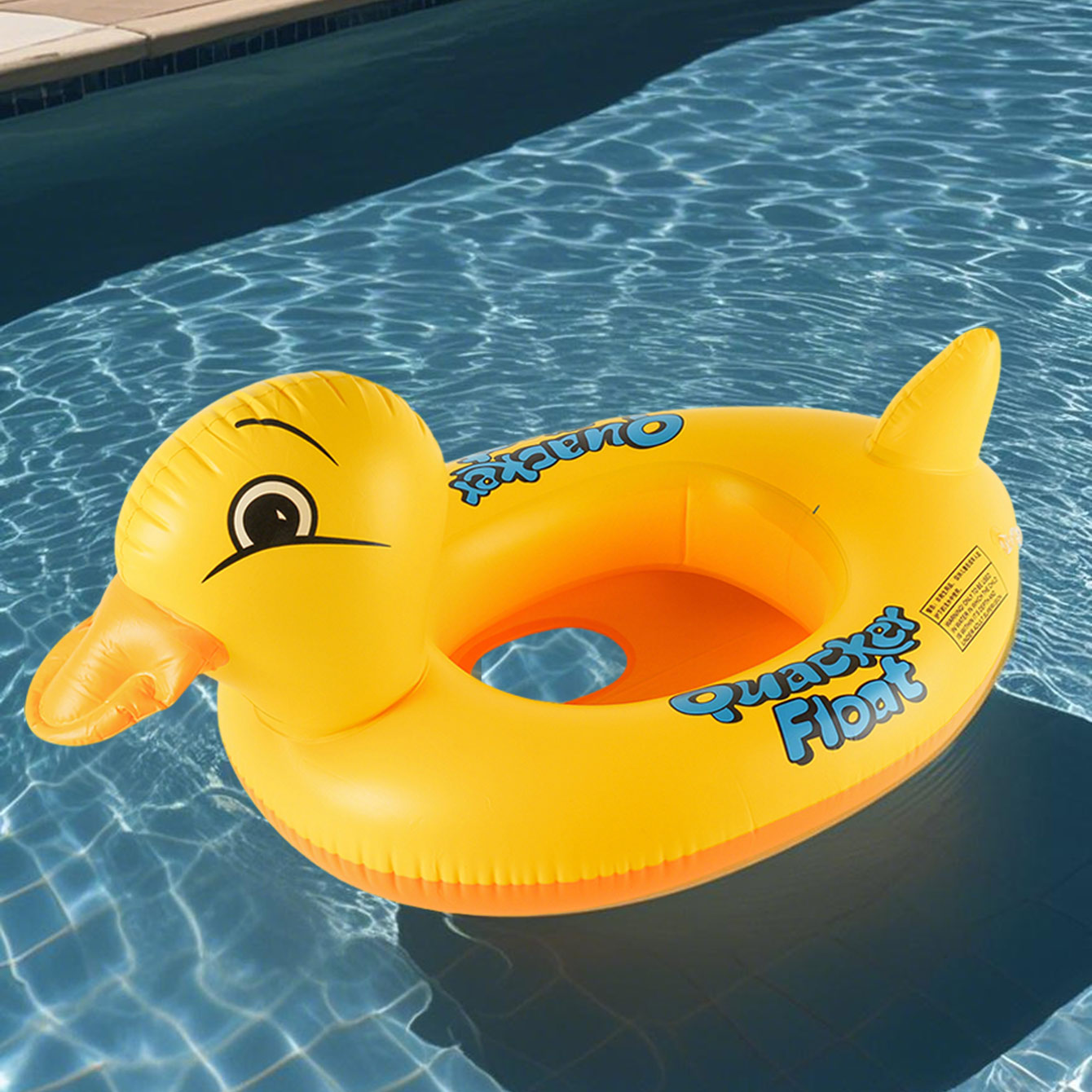 1PC アヒル型厚みのあるインフレータブル脇の下フロート、シ - Pool Float Ring Inflatable のレビューと価格