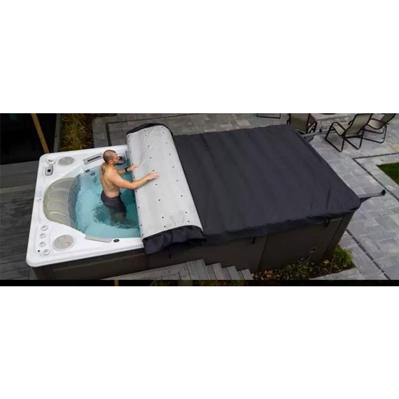 新品100%防水ロールアップ式スイミングプールカバー、ソーラ - Pool Cover Waterproof のレビューと価格