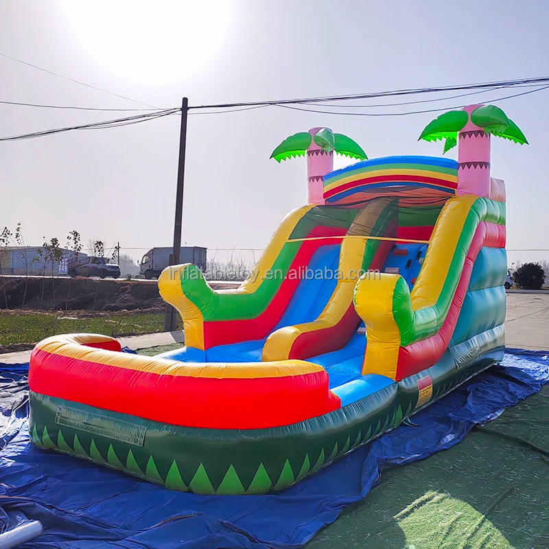 耐久性のあるPVC製業務用インフレータブルウォータースライド - Water Slide Inflatable のレビューと価格
